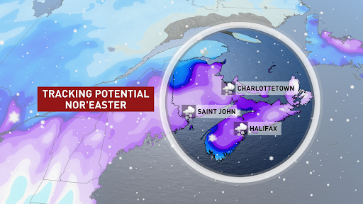 ATL nor'easter tracking March 11 2023