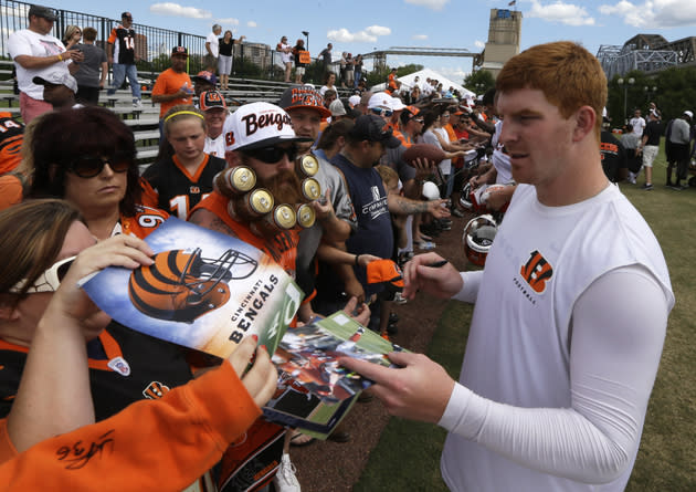 Cincinnati Bengals, Andy Dalton trolled by Harambe billboard