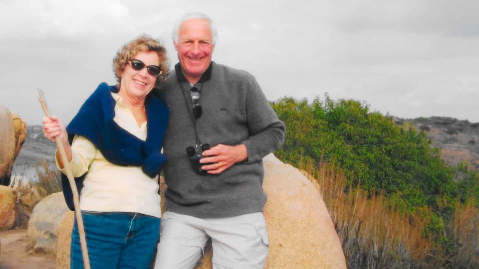 Judy and John share a love of travel and have enjoyed many adventures since meeting in Peru. - John Nears and Judy Curtis