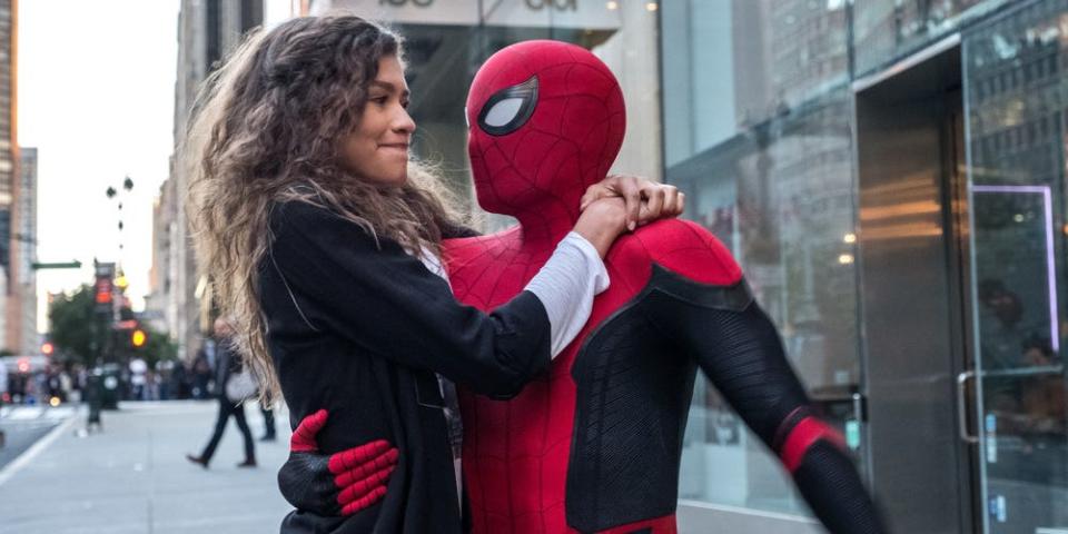 MJ peter parker spider man far from home