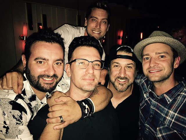 Source: Justin Timberlake Instagram *NSYNC reunites for JC Chasez's 40th birthday in 2016