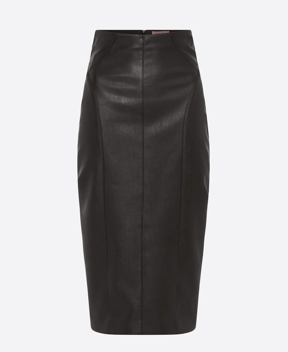 Vegan leather skirt from Manning Cartell