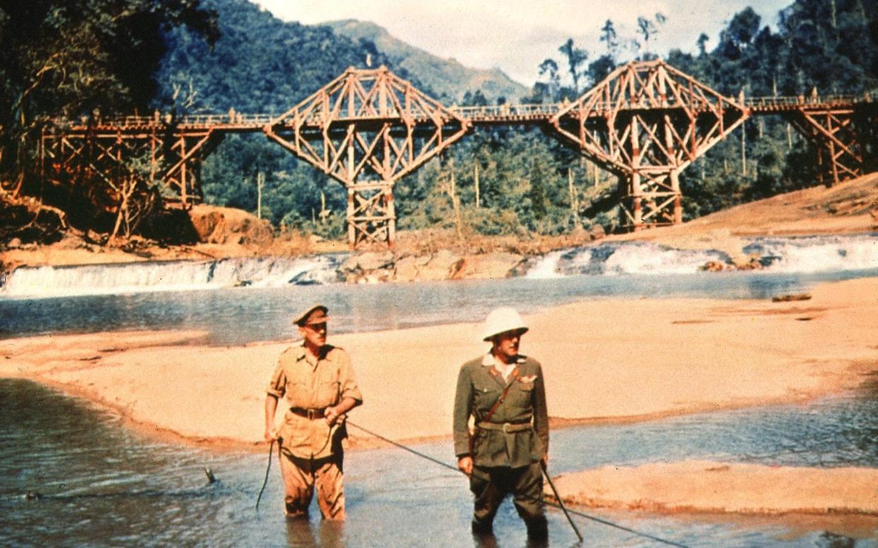 Alec Guinness and Sessue Hayawaka in David Lean's The Bridge on the River Kwai - BBC/Film Stills