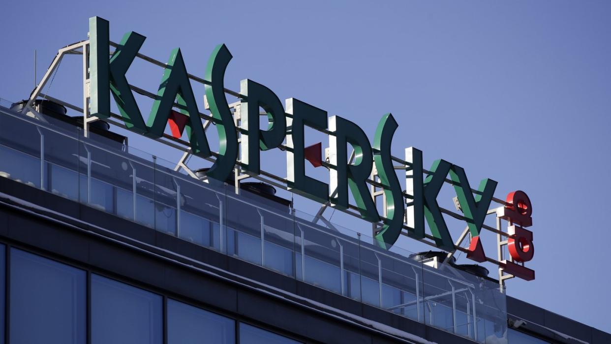 Die Zentrale des IT-Sicherheitsspezialisten Kaspersky in Moskau. Foto: Pavel Golovkin/AP