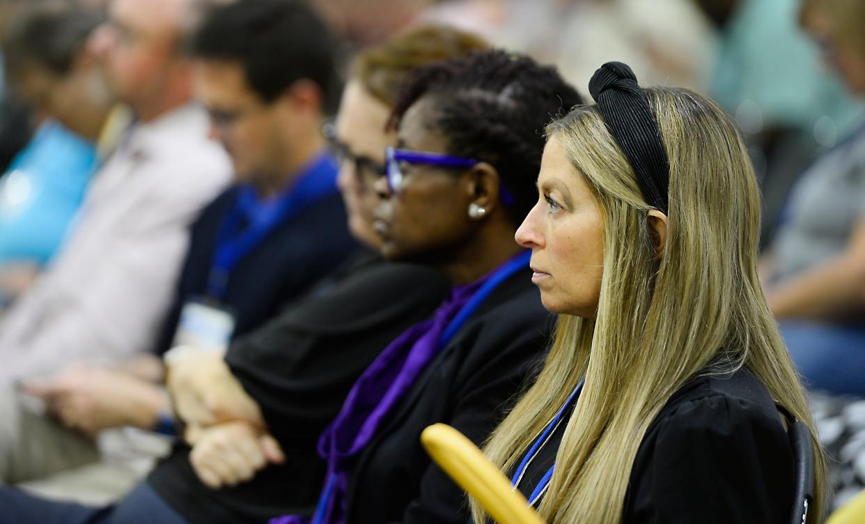 The UMC General Conference, which is the denomination's top legislative assembly, gathers for its second and final week in Charlotte. This is the general conference in session on April 30, 2024 at the Charlotte Convention Center.