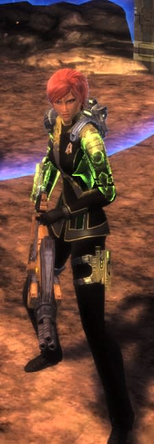 I'd really appreciate it if my Cardassian captain were able to make technology that was reliable but not terribly inspired or functional in a macro sense, but I still can't technically make her an actual Cardassian at this point.  Baby steps.