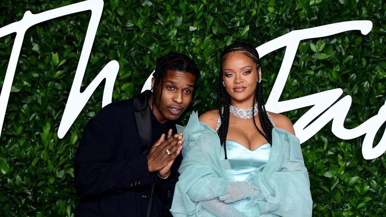 A$AP Rocky und Rihanna bei den British Fashion Awards in London.