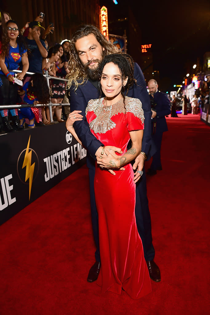 <p>After being together more than a decade — and sharing two kids together — the adorable duo made things official, <a rel="nofollow" href="https://www.yahoo.com/lifestyle/jason-momoa-lisa-bonet-married-001500138.html" data-ylk="slk:secretly tying the knot;elm:context_link;itc:0;sec:content-canvas;outcm:mb_qualified_link;_E:mb_qualified_link;ct:story;" class="link  yahoo-link">secretly tying the knot</a> this year in an intimate ceremony. (Photo: Emma McIntyre/Getty Images) </p>