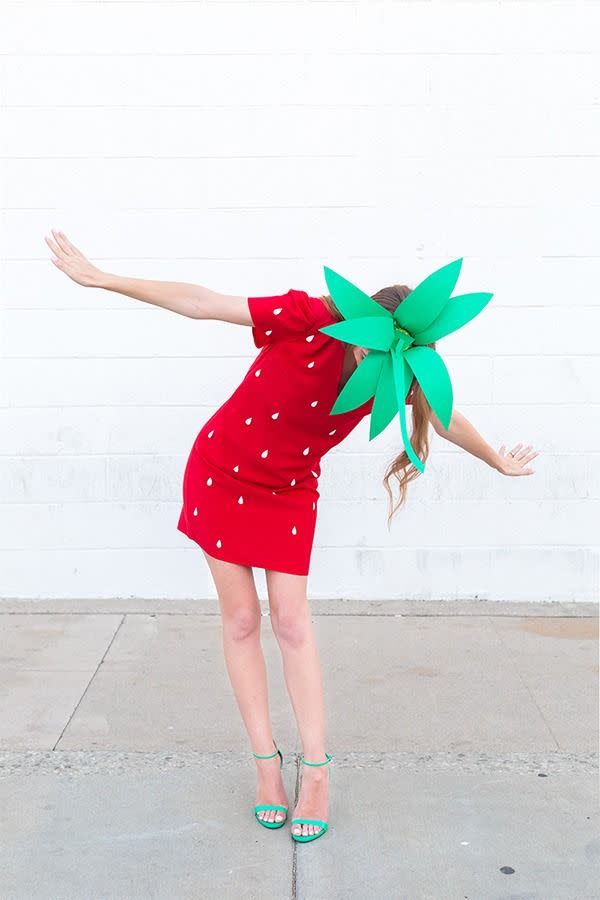 DIY Strawberry Costume