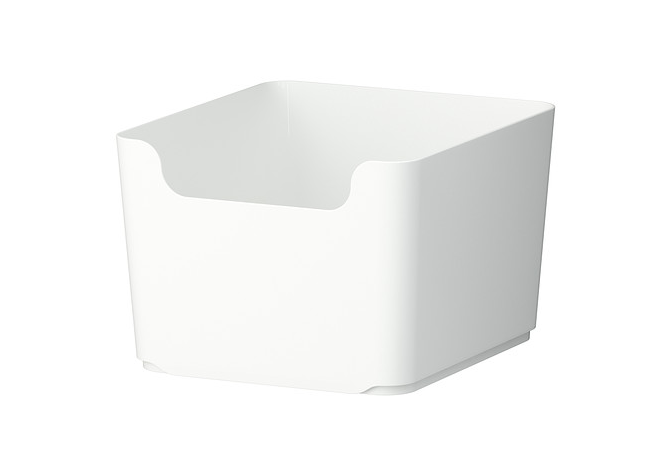 Iryna swears by Pluggis containers to keep everything neat and tidy. Photo: https://m.ikea.com