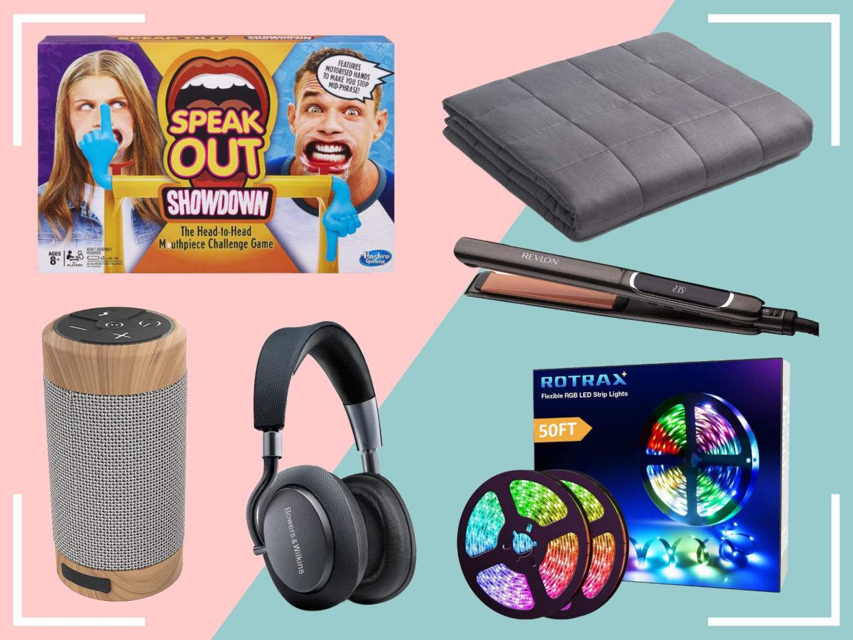 <p>Whether it’s Bluetooth speakers or a weighted blanket, there’s tons of hidden bargains here</p> (The Independent)