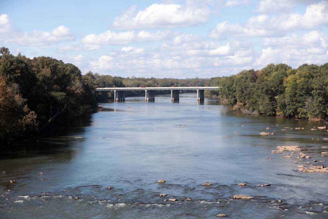 The Catawba River separates the York County towns of Fort Mill and Rock Hill and provides drinking water and recreation.
