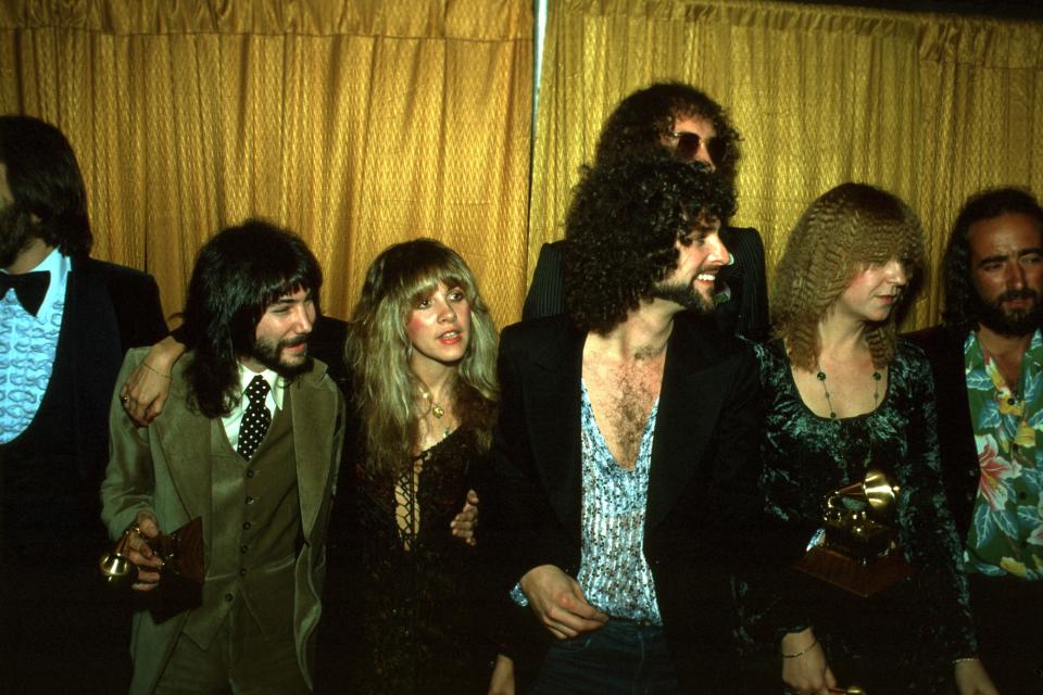 Rock group Fleetwood Mac wins the Album of the year award at the 20th Grammy awards