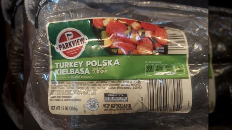 Recalled Parkview Turkey Polska Kielbasa