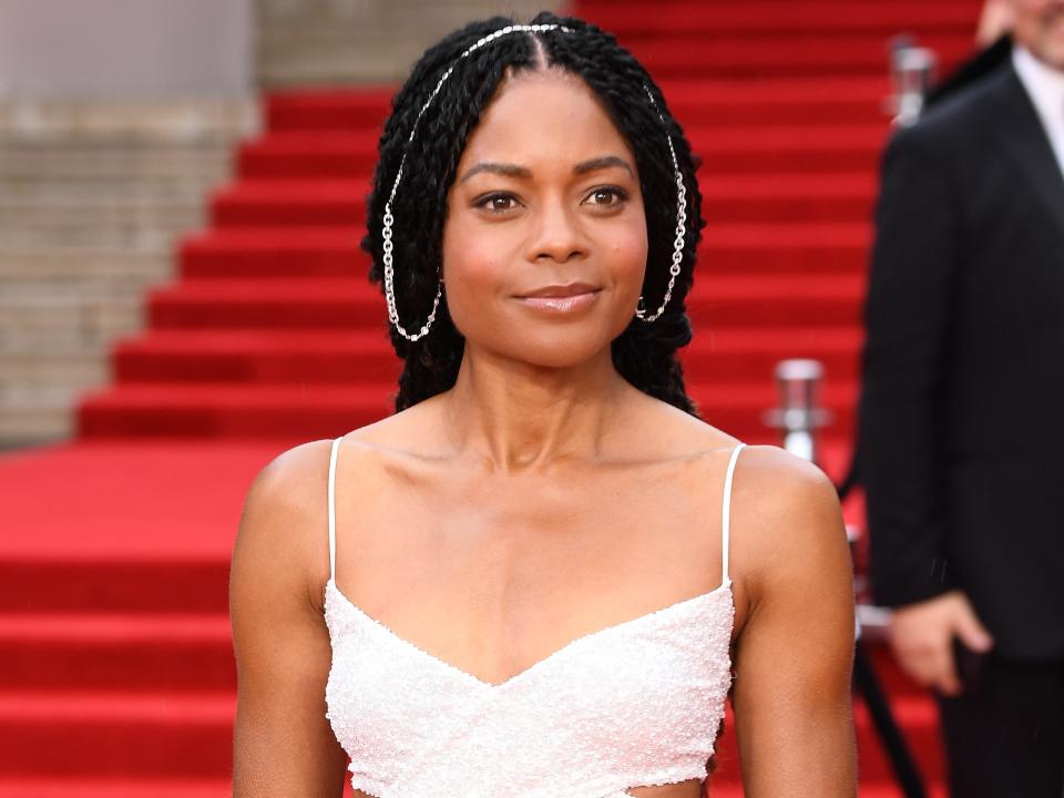 Naomie Harris attends the World Premiere of "No Time to Die" at the Royal Albert Hall on September 28, 2021 in London, England.