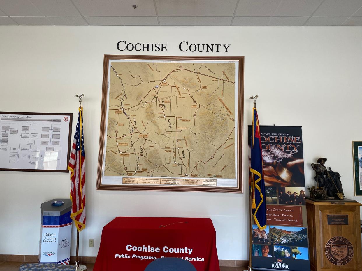 The Cochise County Board of Supervisors has voted to delay certification of Arizona's Nov. 8 election results on Nov. 28, 2022.