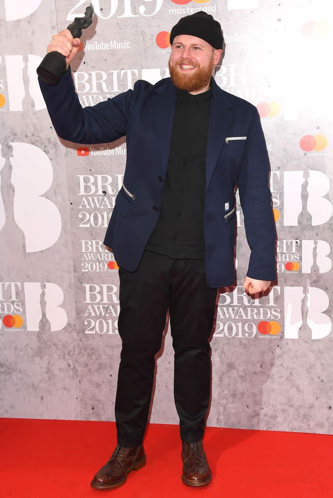 Tom Walker at the Brit Awards