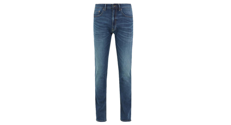 Skinny Fit Vintage Wash Stretch Jeans