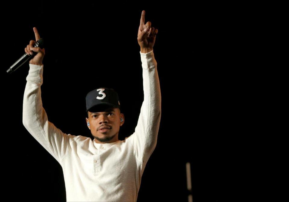 Chance the Rapper has hinted that he may run for mayor in his native Chicago (AP)