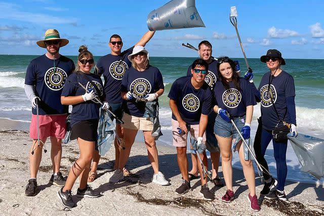 <p>Ryan, LLC</p> Ryan team members from Tampa Bay and St. Petersburg come together to clean up a local beach.