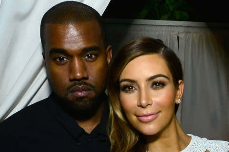 Kanye West and Kim Kardashian