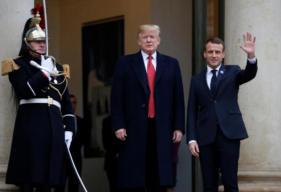 Donald Trump visits France for World War I Centennial