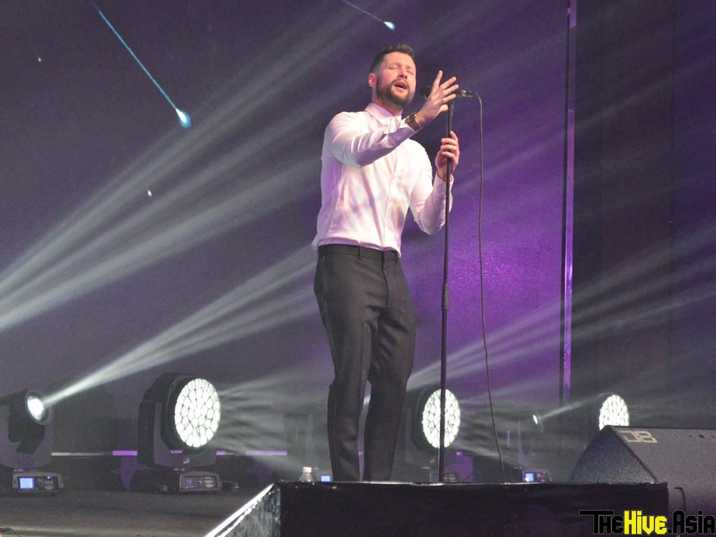 British singer Calum Scott performing yesterday in Kuala Lumpur.