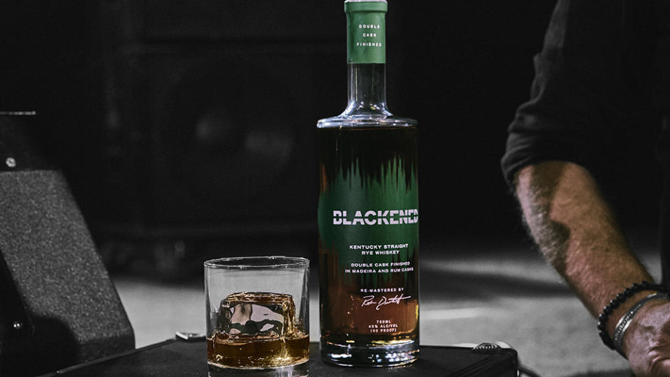 Naturally, the rye is best enjoyed while listening to “Ride the Lightning.” - Credit: Blackened