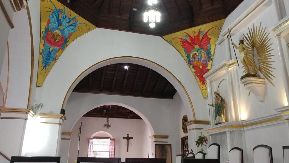 Pechinas de la nave de la Catedral San Isidoro de Holguín.