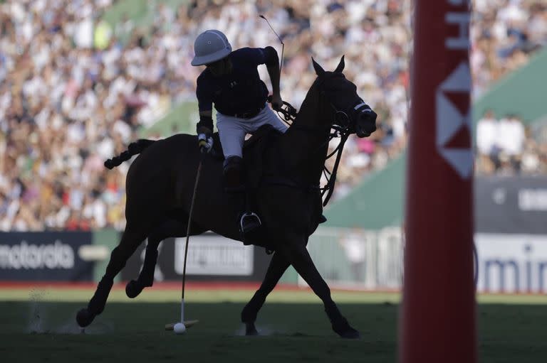 Juan Martín Nero, surprise scorer in the final of the Argentine Open.