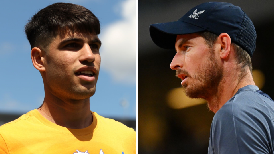 Carlos Alcaraz and Andy Murray