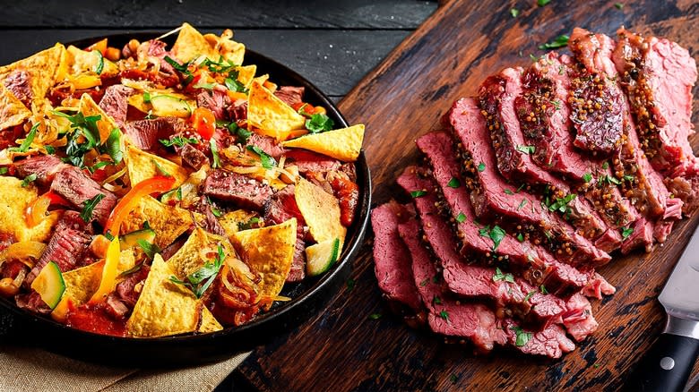 corned beef nachos