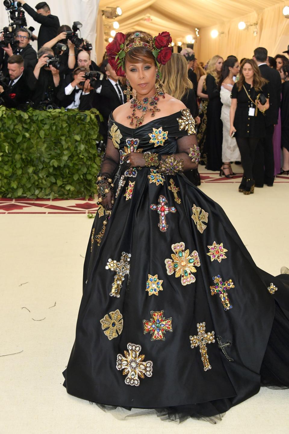 <h1 class="title">Marjorie Harvey in Dolce & Gabbana</h1><cite class="credit">Photo: Getty Images</cite>