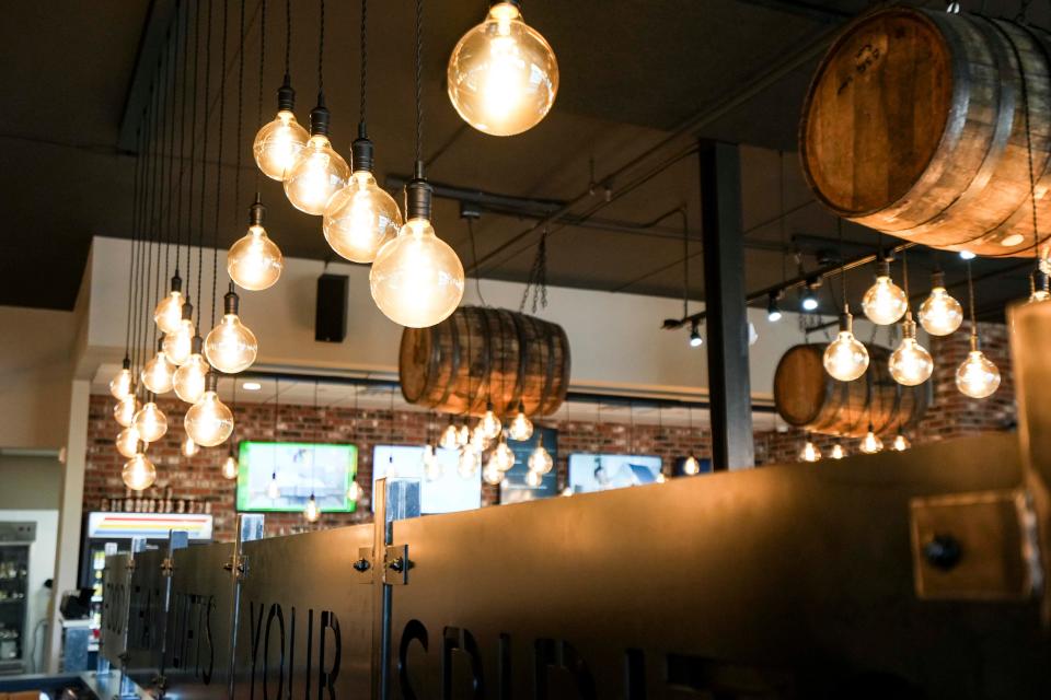 The interior of Barrel House Wednesday, Aug. 24, 2022 in Des Moines. The American-style restaurant, known in parts of the state for its funky take on traditional fare, opened Aug. 15 in the 401 E. Court Ave. building. 