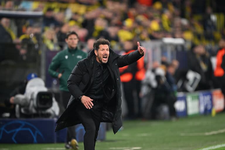 Diego Simeone, siempre un volcán