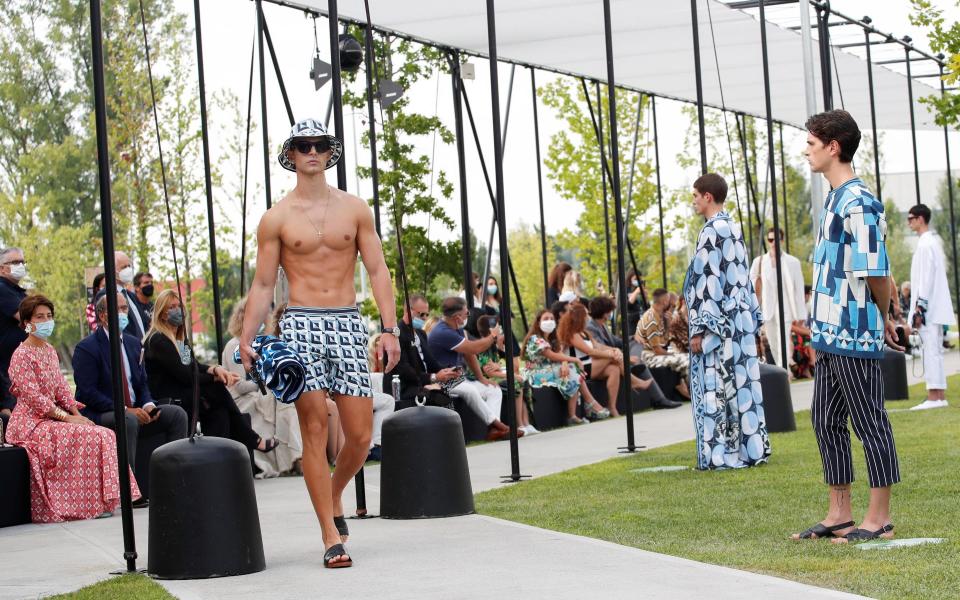 Dolce & Gabbana menswear spring/summer 2021 - Reuters