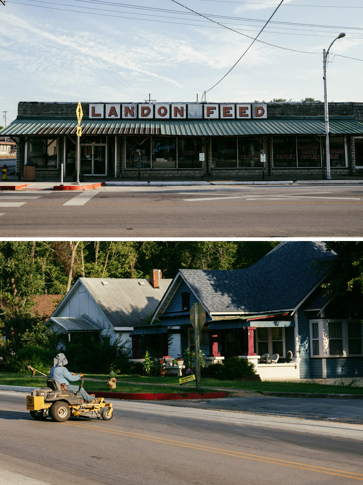 Noel, with a population of 2,124, sits in Missouri’s southwest corner. (Chase Castor for NBC News)