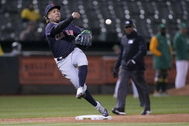 Jose Ramírez hits RBI single in 10th, Guardians outslug A's 12-11