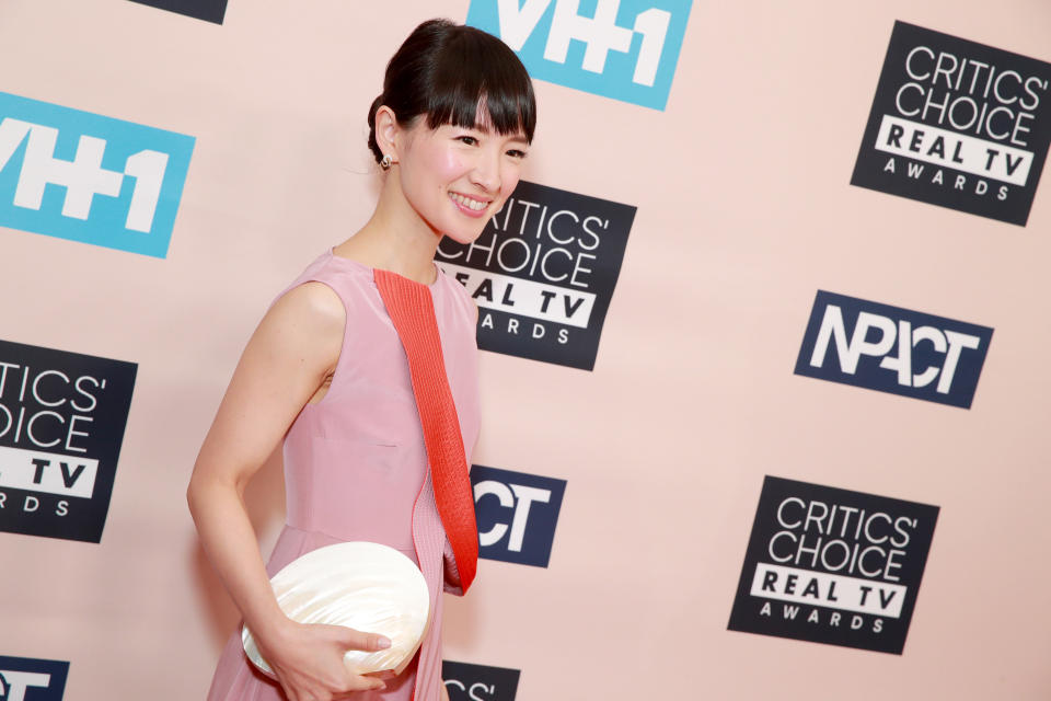 Japanese organising consultant Marie Kondo's TV show became an unlikely hit. (Photo by Rich Fury/Getty Images)