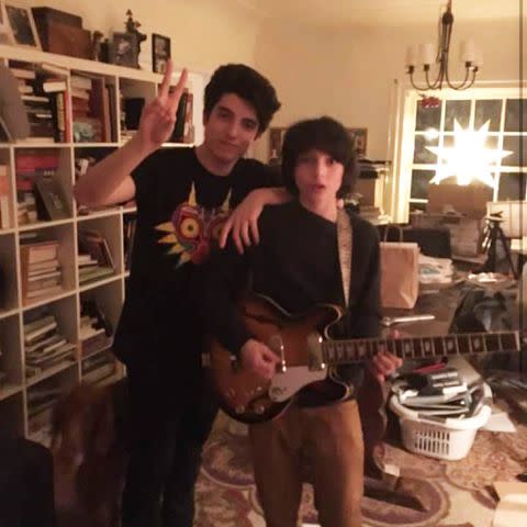 <p>Finn Wolfhard Instagram</p> Finn Wolfhard and his brother Nick Wolfhard.