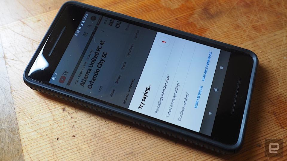 YouTube TV and Google Home have worked together to give you voice control over