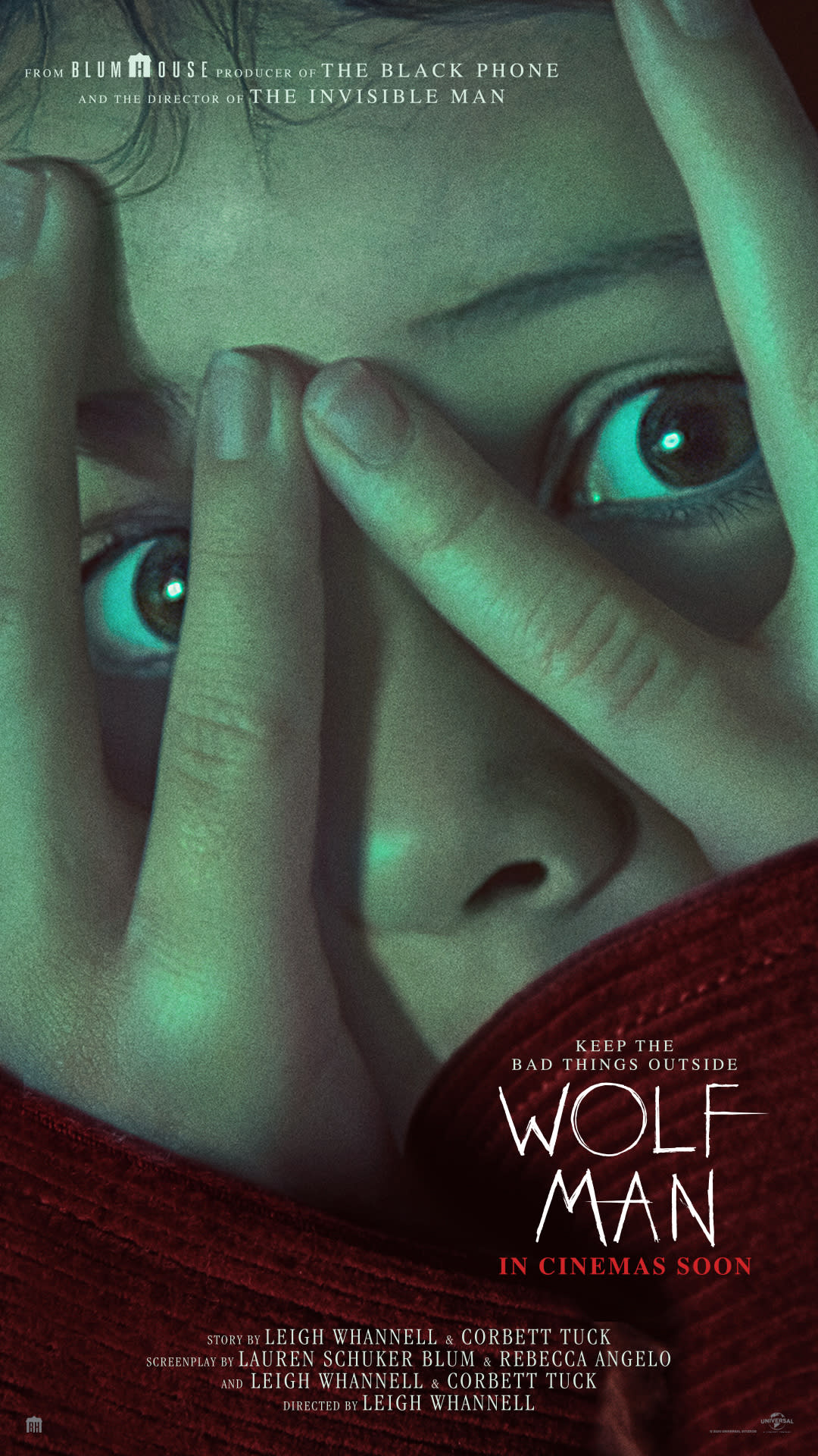 Matilda Firth in Wolf Man movie poster