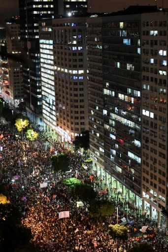 Students and teachers from hundreds of universities and colleges across Brazil demonstrated against President Jair Bolsonaro's education cuts