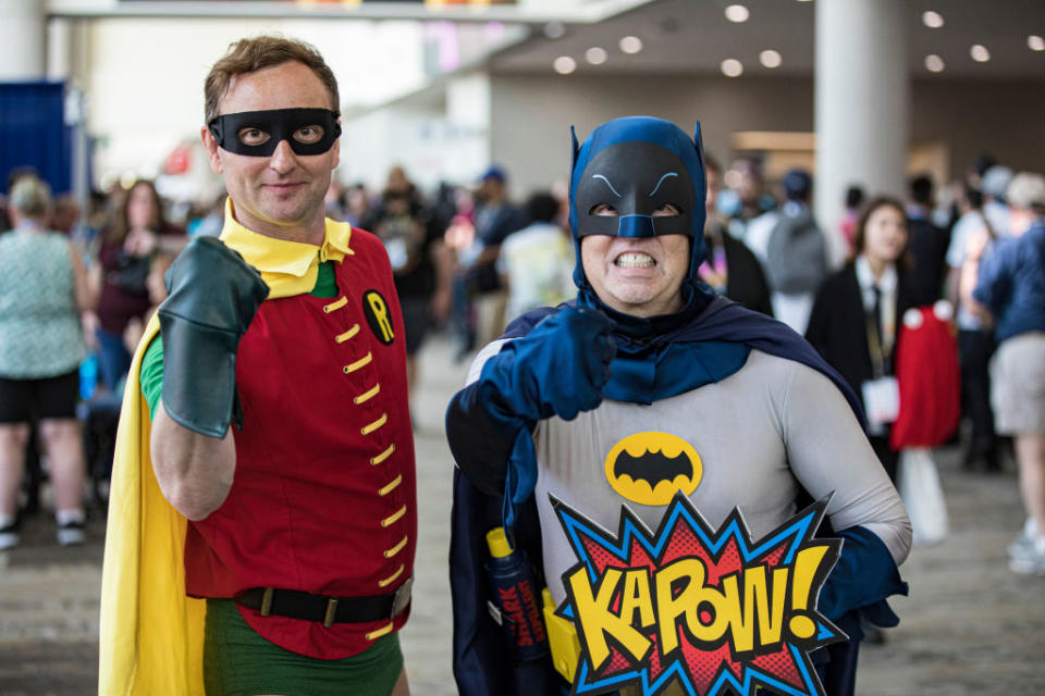 Robin and Batman Cosplay