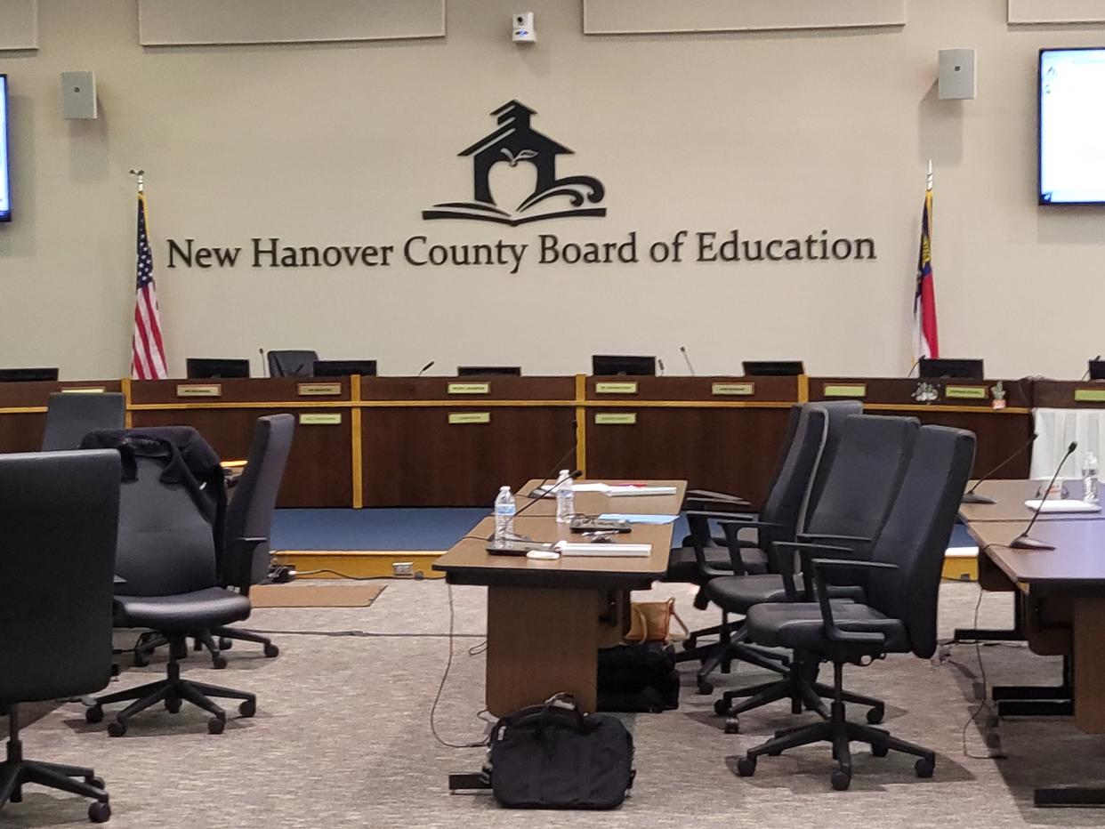 The New Hanover County Board of Education is located on South 15th Street near Lake Forest Academy in Wilmington.