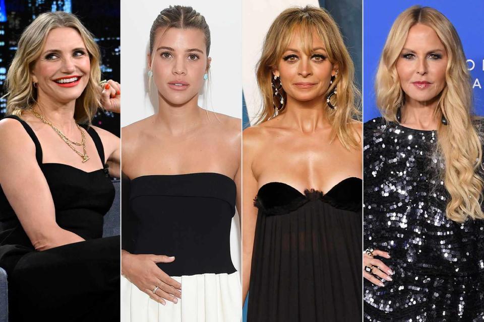 <p>Frazer Harrison/Getty</p> From left: Cameron Diaz, Sofia Richie, Rachel Zoe and more fellow Virgos gathered to celebrate Nicole Richie