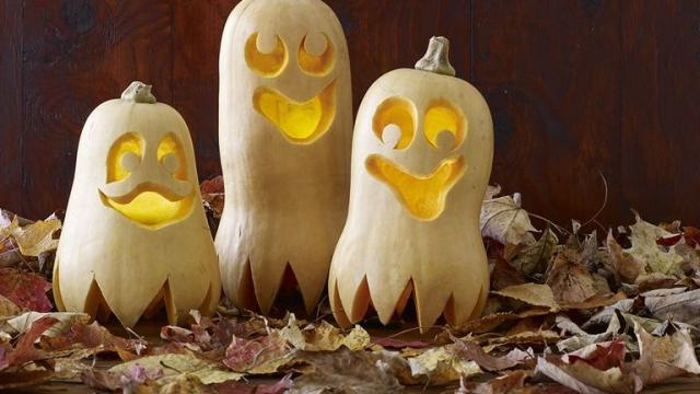 ghost pumpkin carving