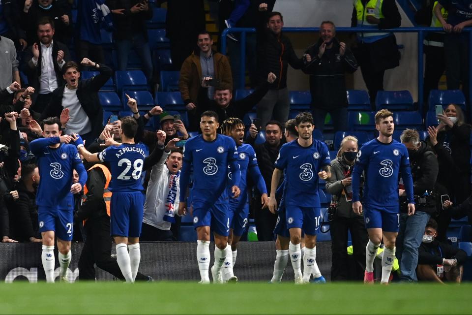 <p>Chelsea have a top-four finish in their sights</p> (Getty Images)