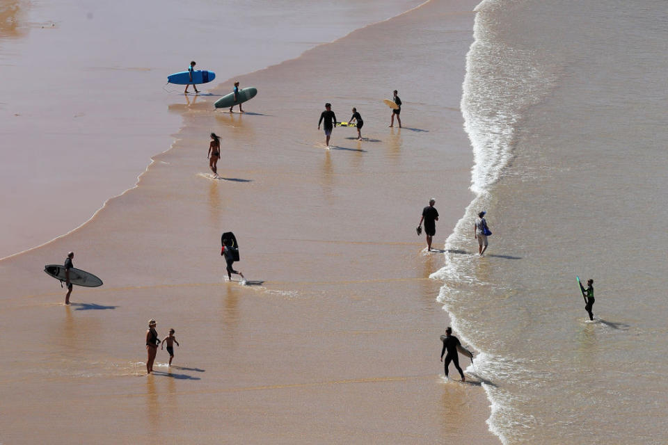 Several beaches have been closed across Australia after many failed to adhere to the social distancing restrictions implemented. Source: Getty