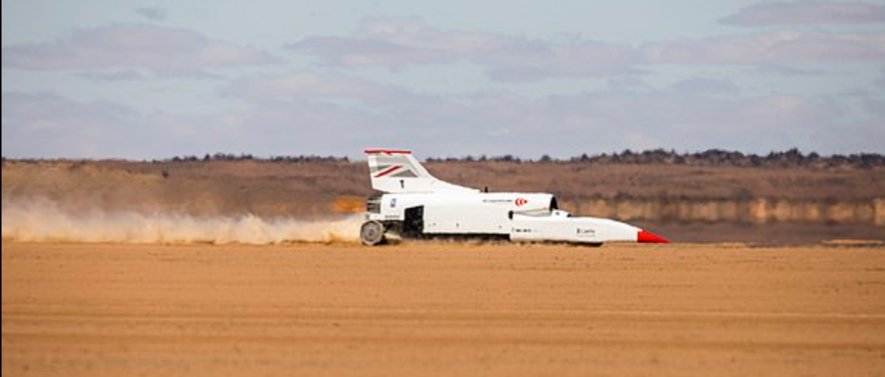 The car hit 334mph in tests (Bloodhound)